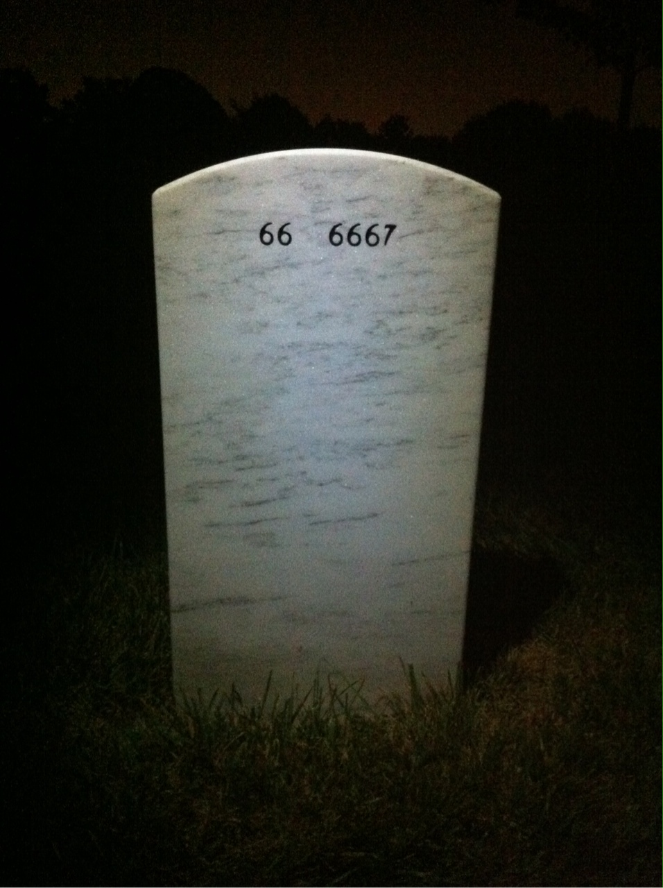 Back of headstone — John Gibbons