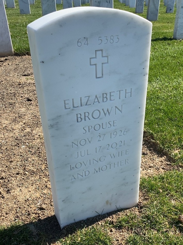 Back of headstone — Jerry Pacilio