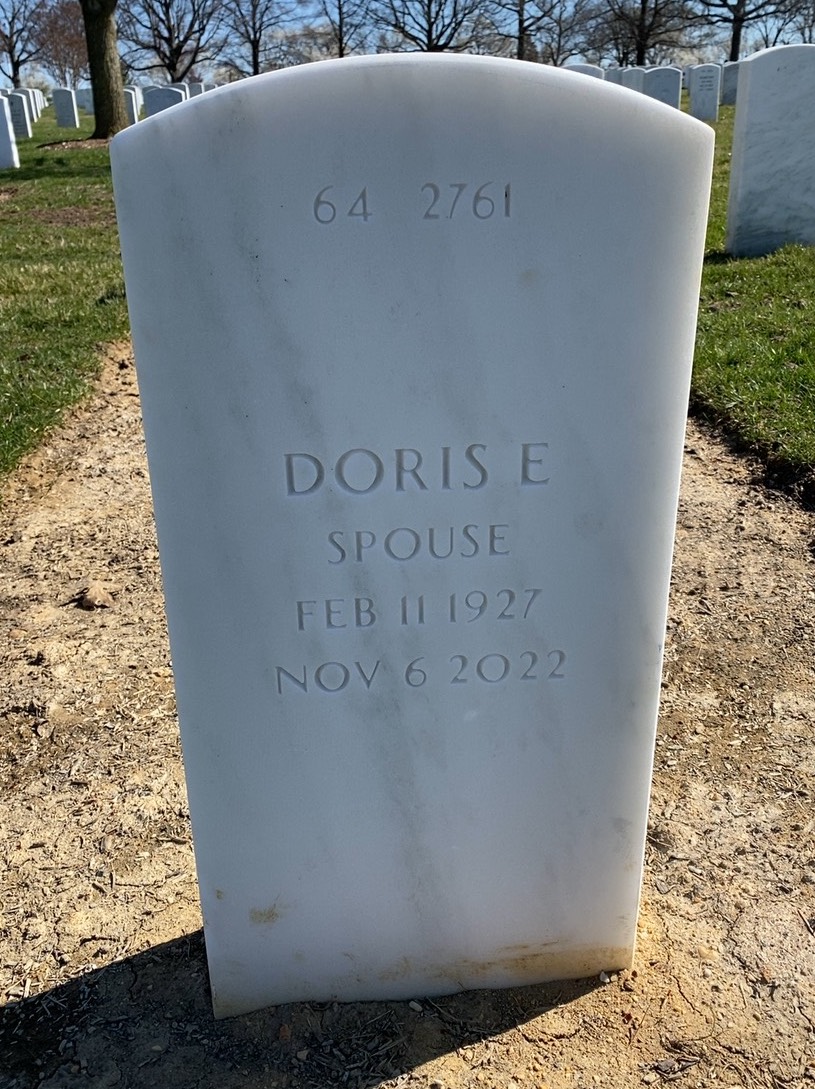 Back of headstone — Sylvester Deiter