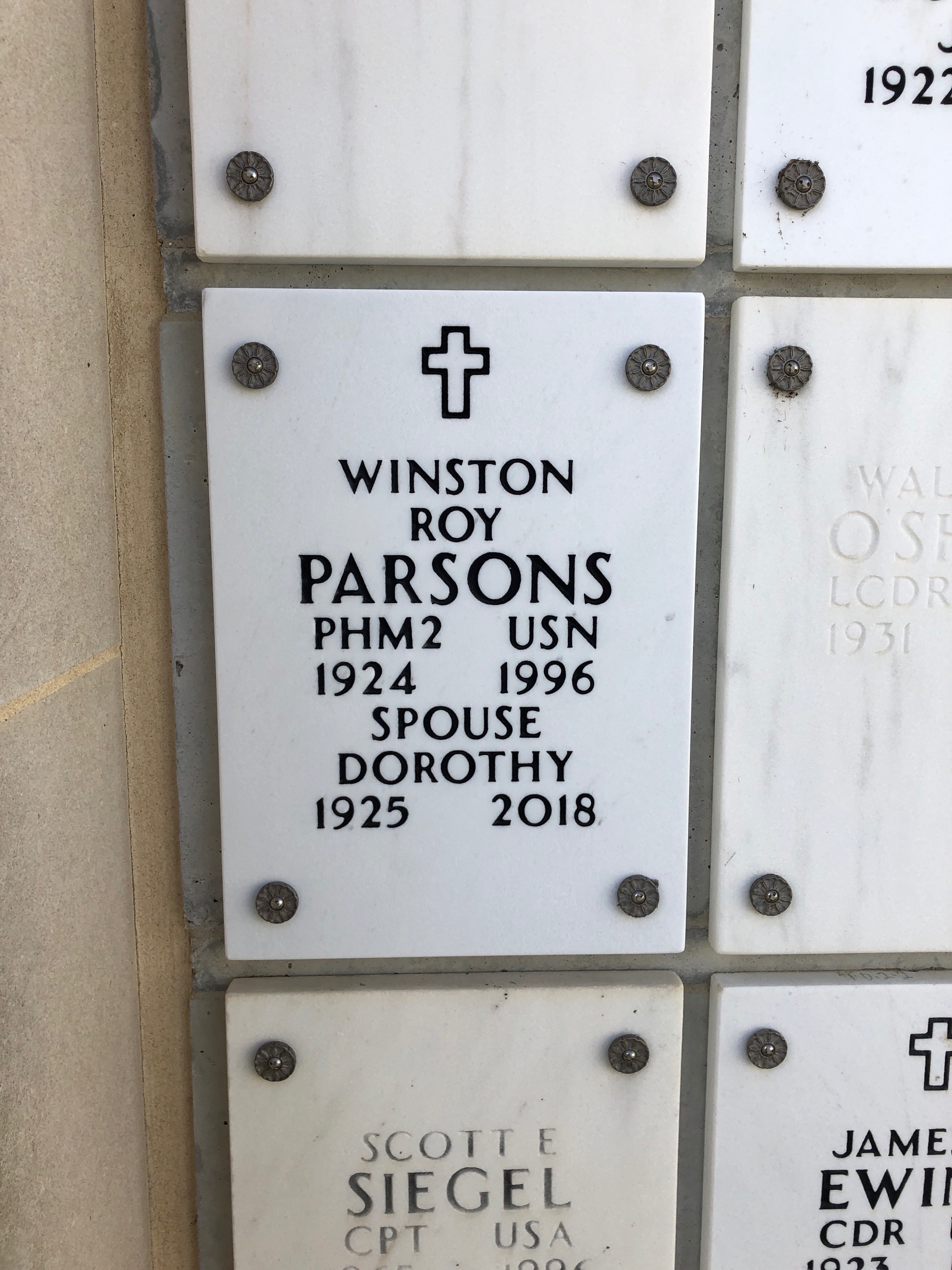 Winston R Parsons