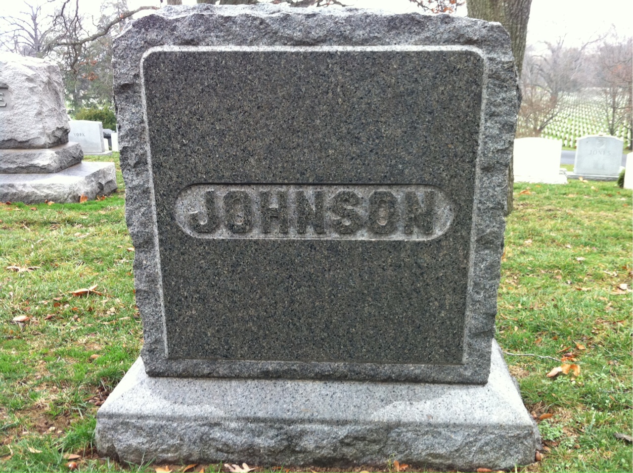 Headstone of Joseph Johnson