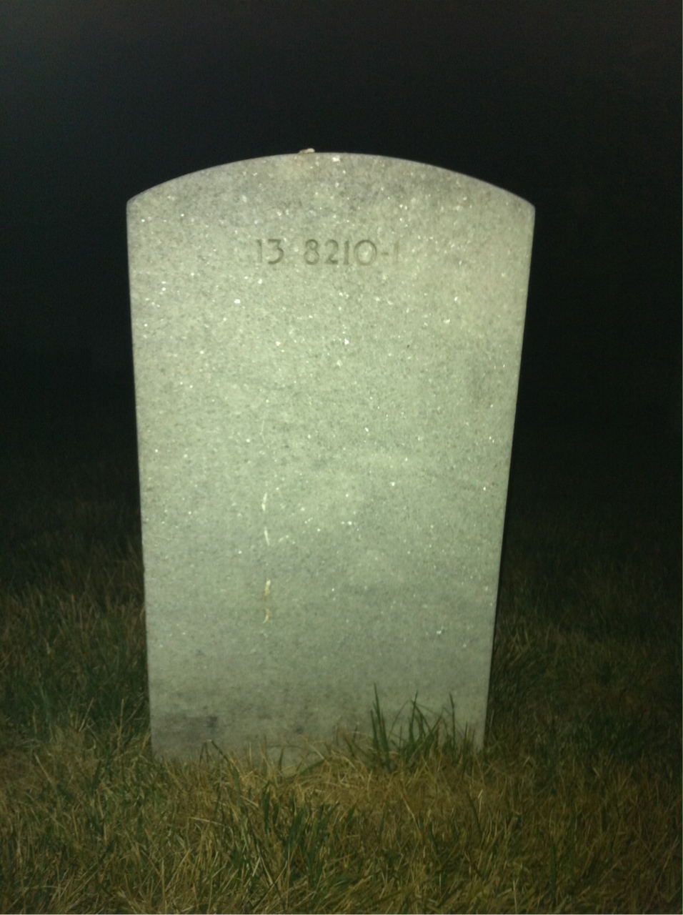 Back of headstone — Julia Mirick