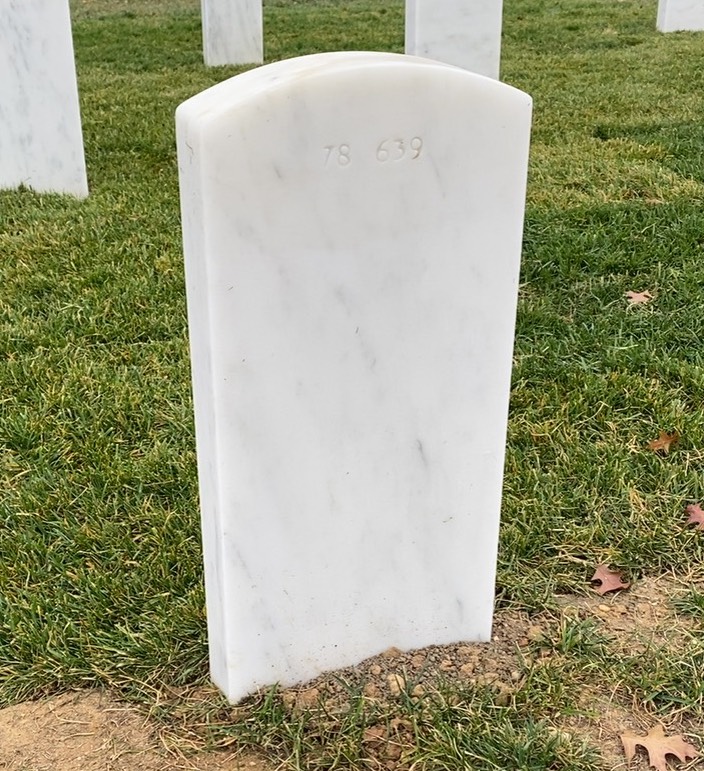 Back of headstone — Richard Murphy