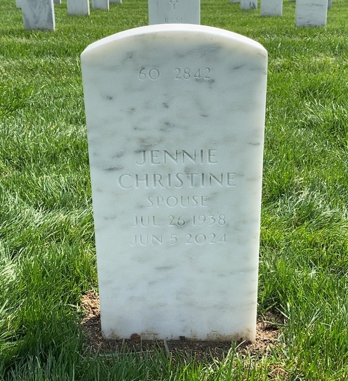 Back of headstone — Tillman Slayden