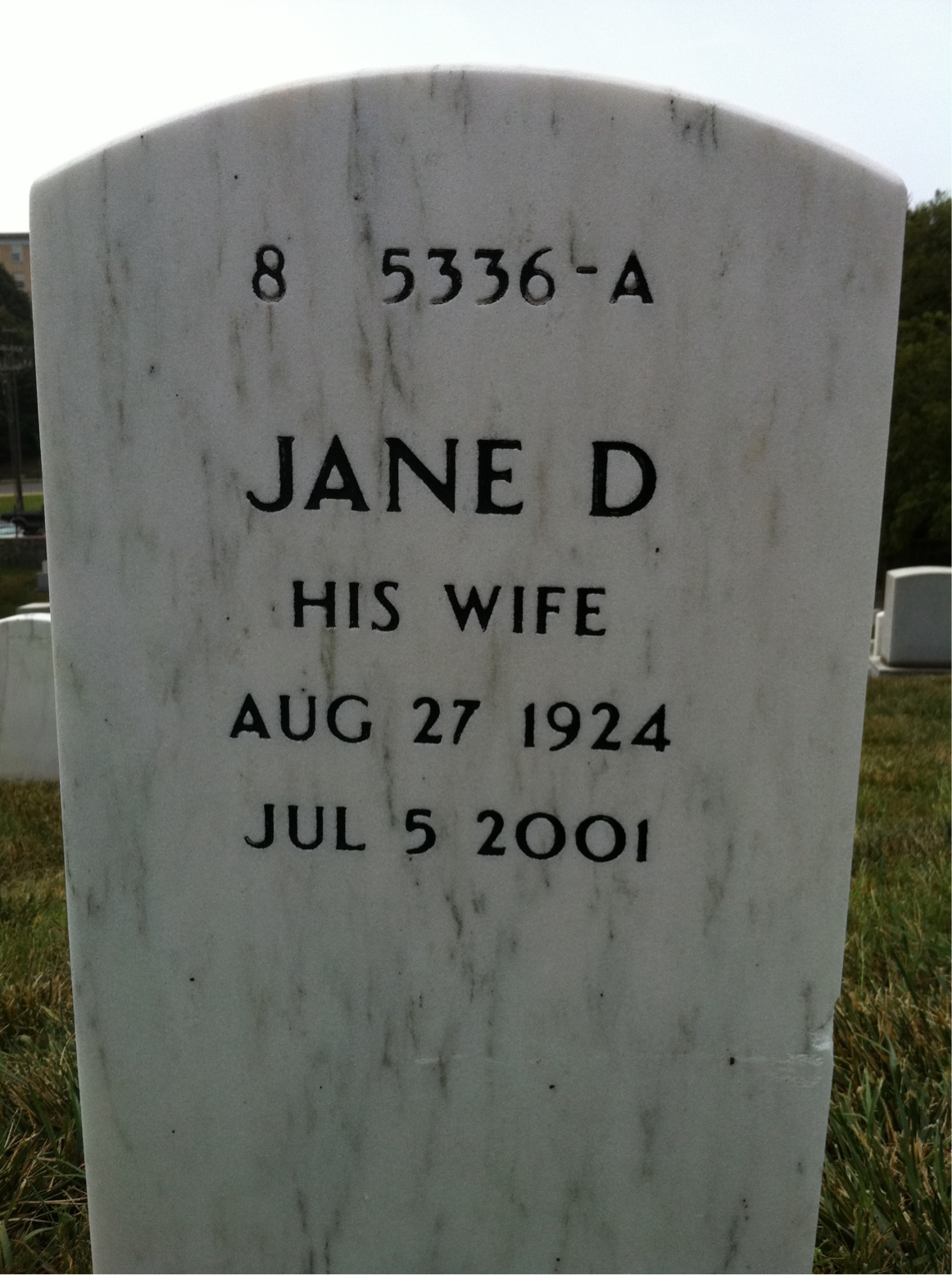 Back of headstone — Edward Raven
