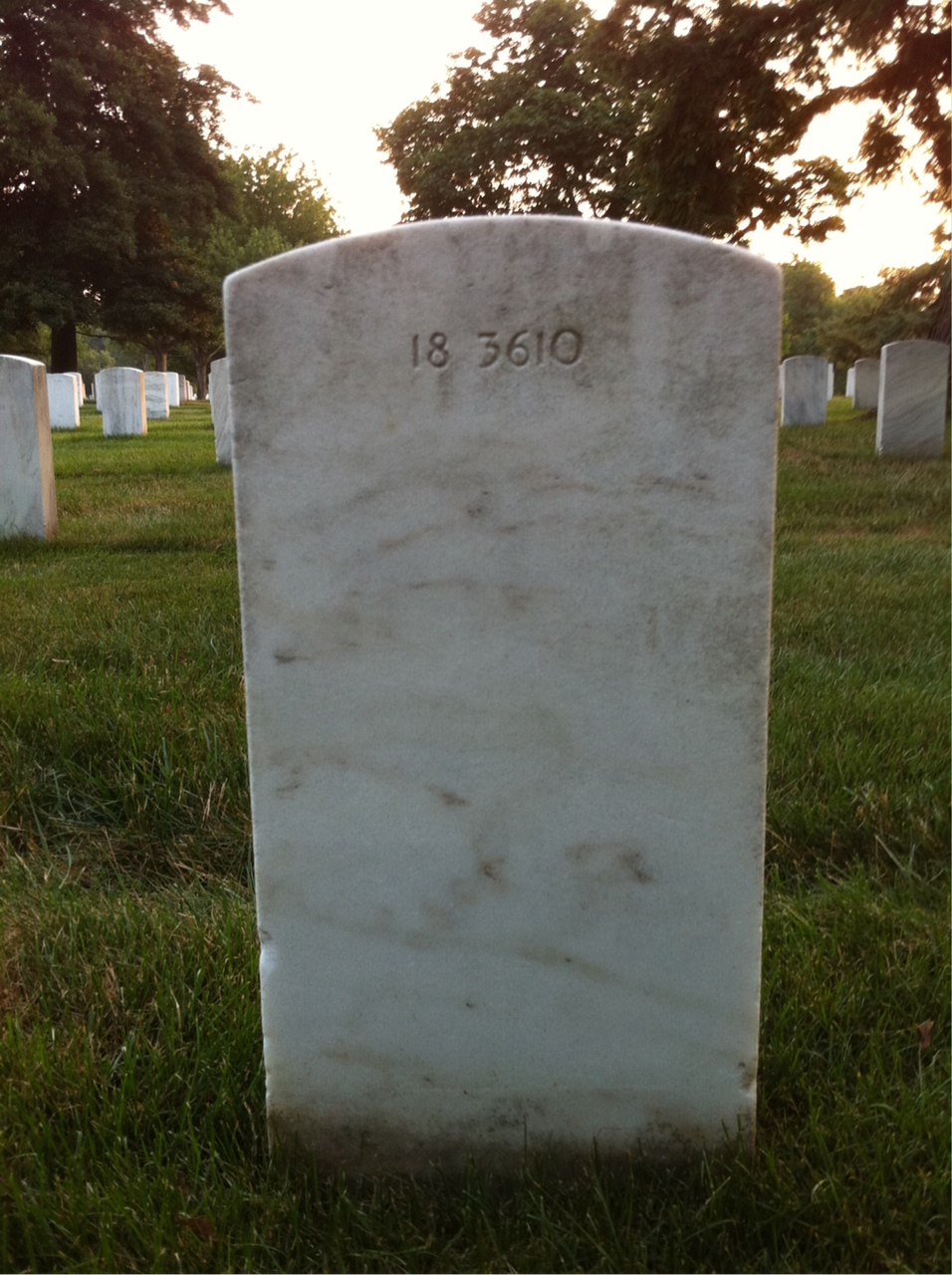 Back of headstone — Willie Mitchell