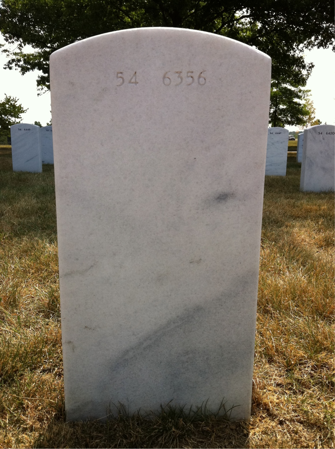 Back of headstone — Lawrence Lidster