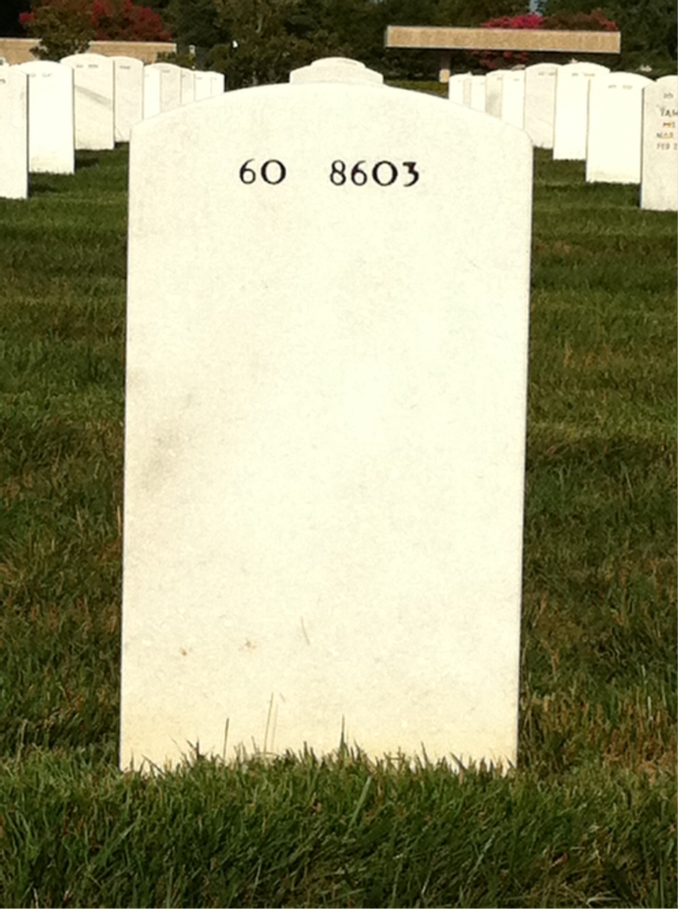Back of headstone — Charles Hicks