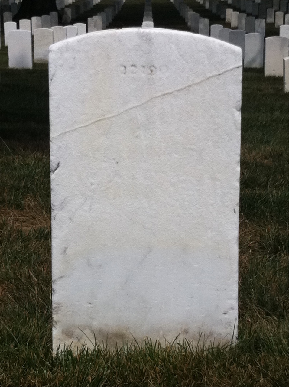 Back of headstone — Walter Atwood