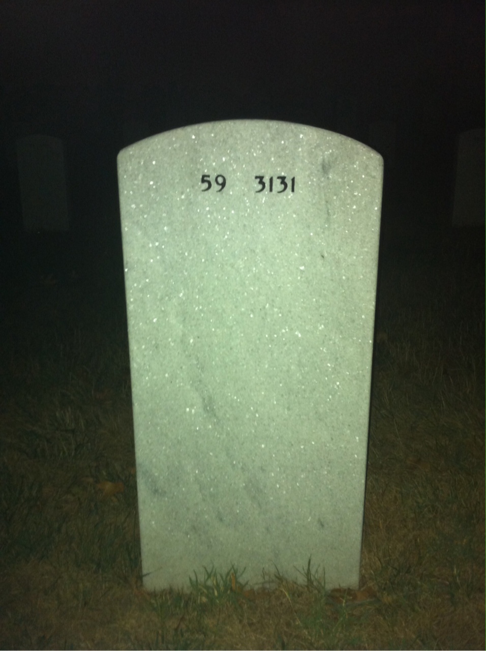 Back of headstone — Joseph Amirault