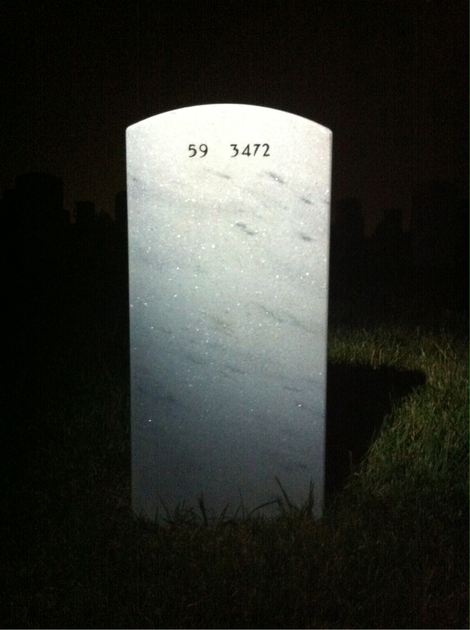 Back of headstone — Charles Floyd