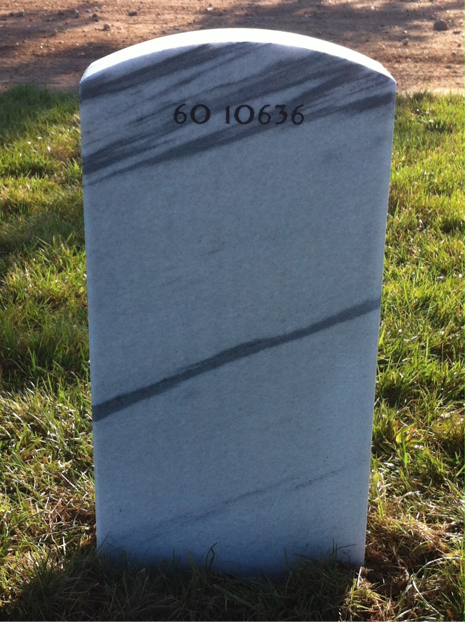 Back of headstone — Thomas Joseph Coady