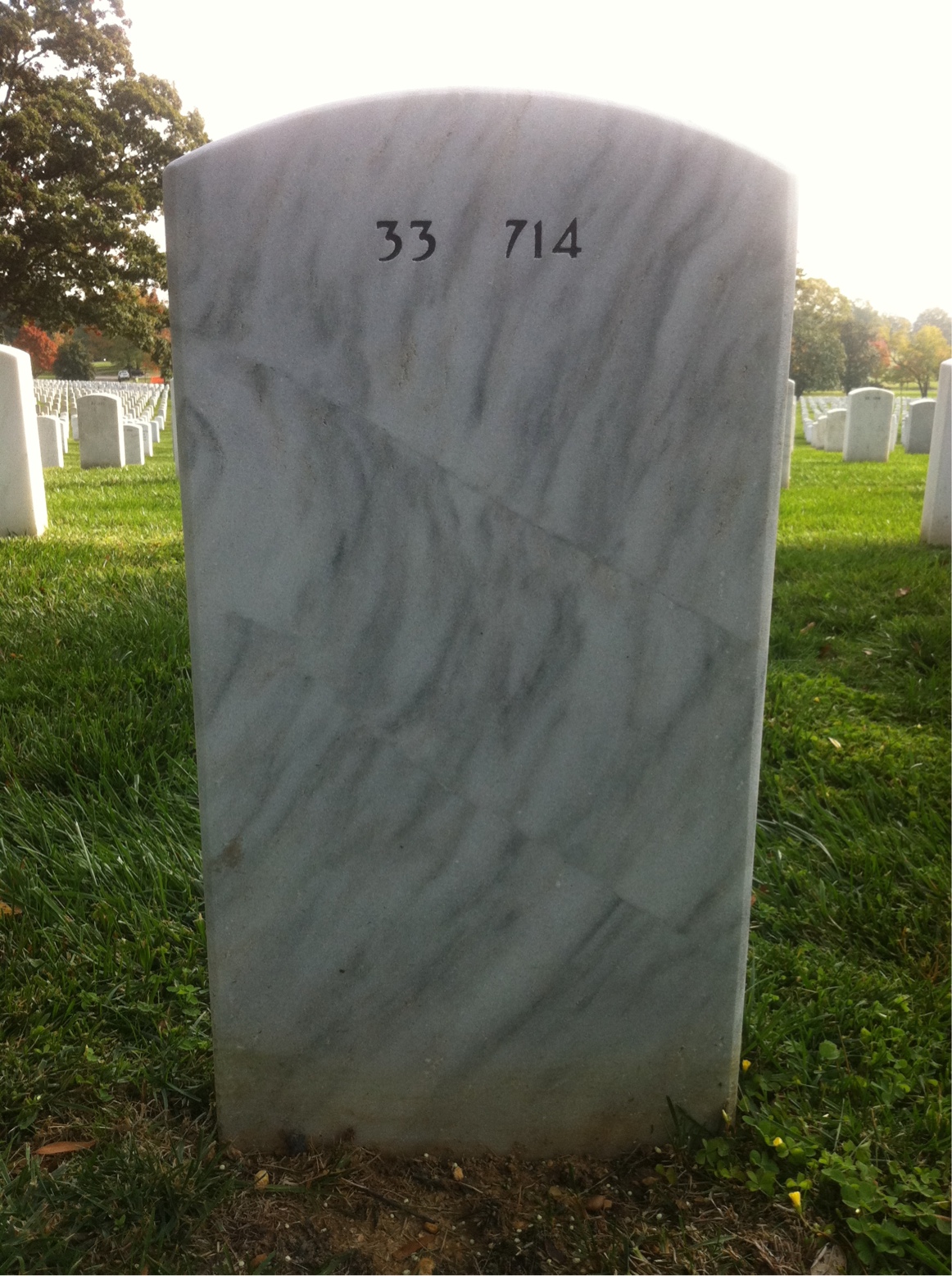 Back of headstone — Ruth Amos