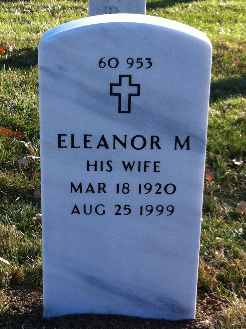 Back of headstone — Jack Bacon