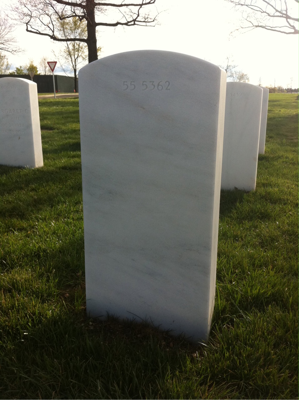 Back of headstone — Thomas Henry Knowles