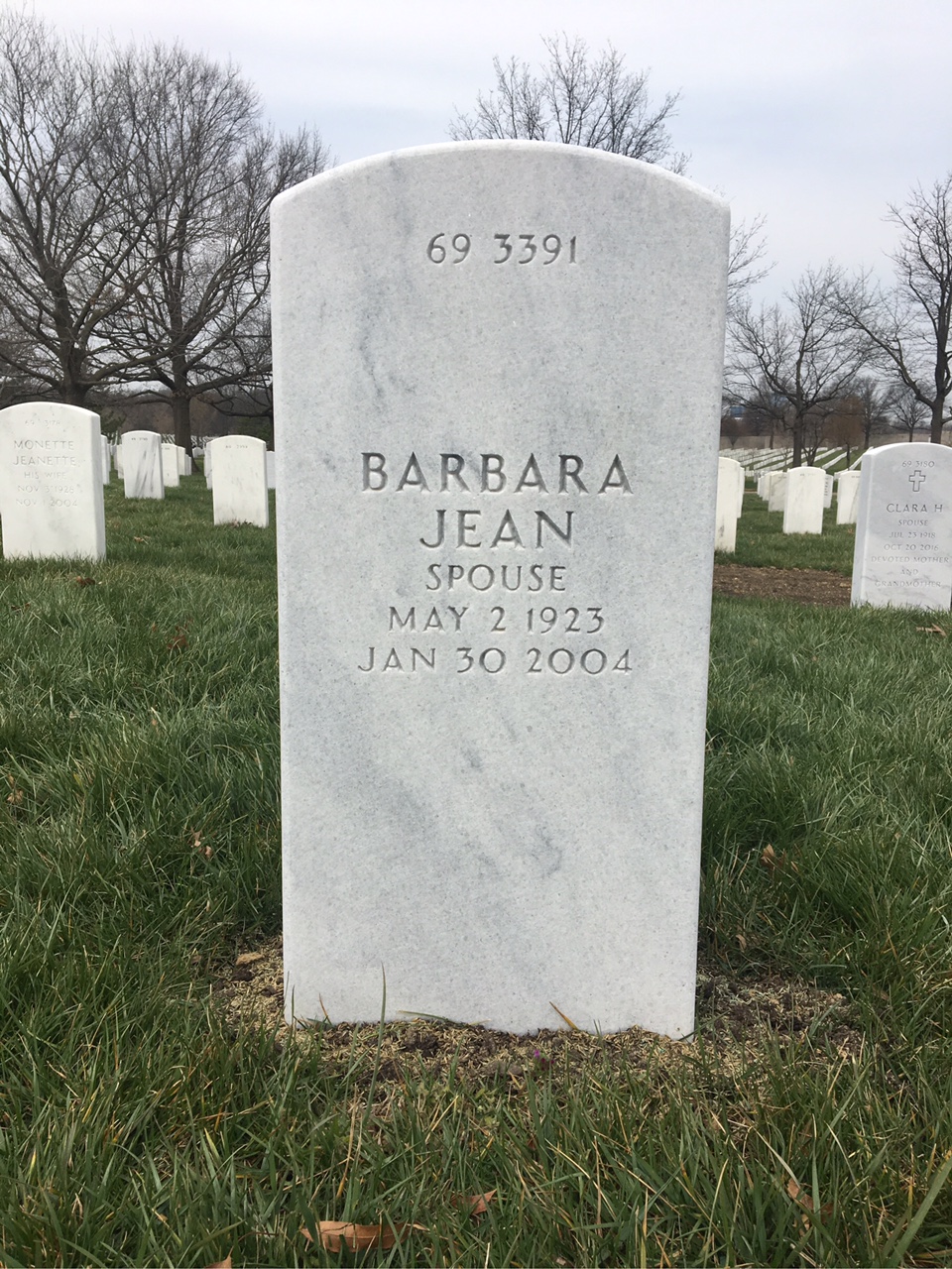 Back of headstone — James Pavelle