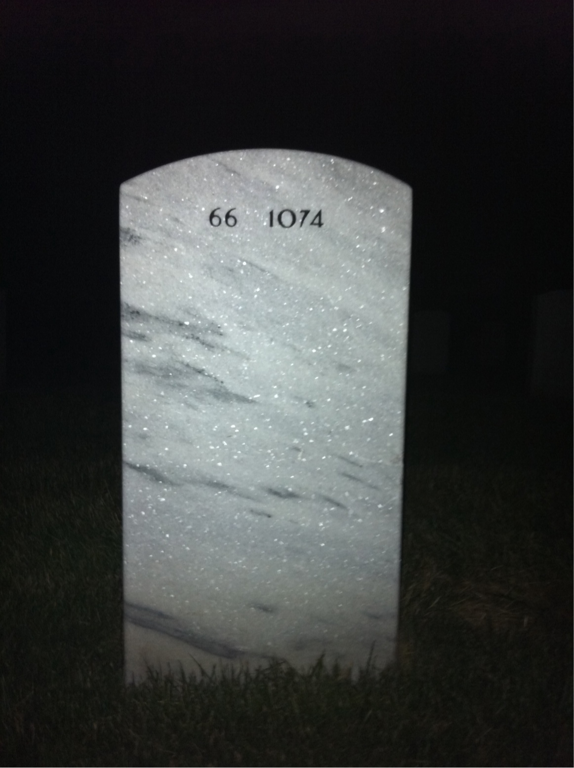 Back of headstone — Harold Fuller