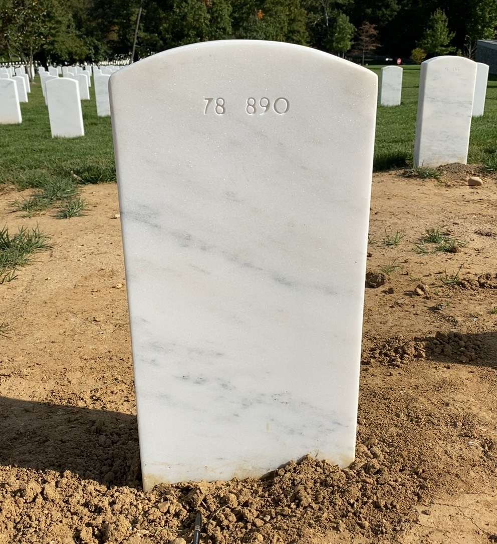 Back of headstone — Robert Murray
