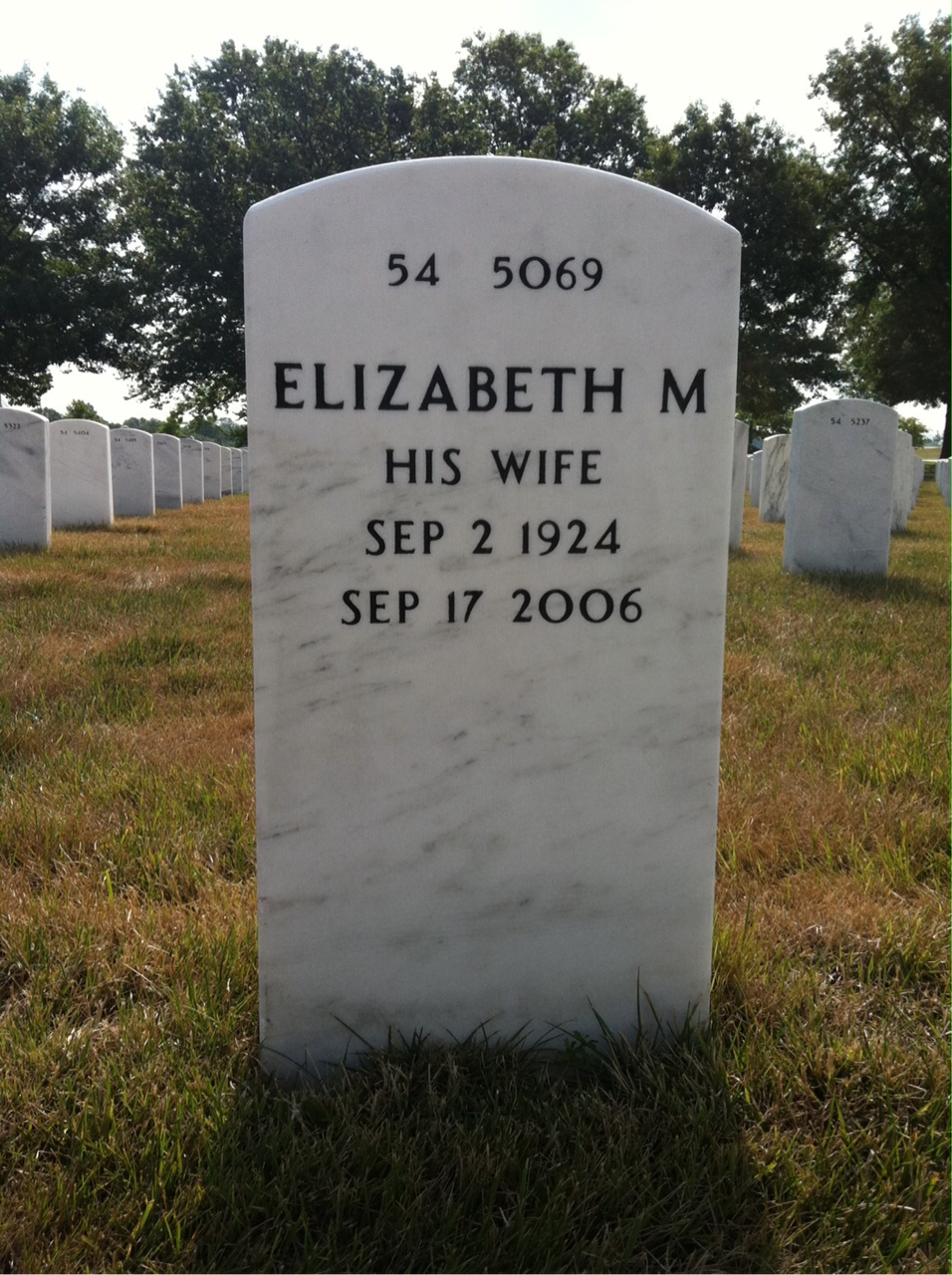 Back of headstone — Robert Schneider