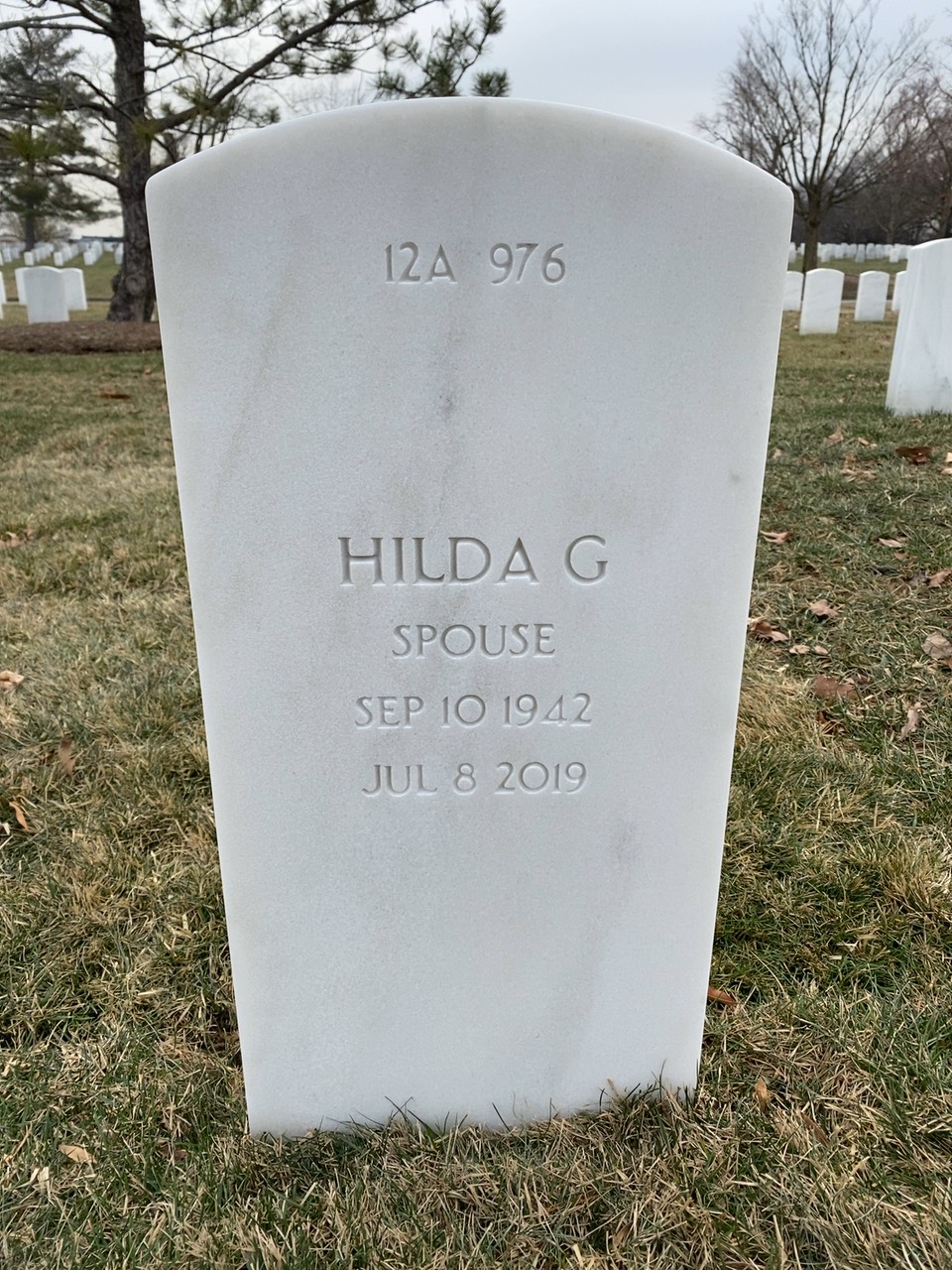 Back of headstone — Earl Mcjett