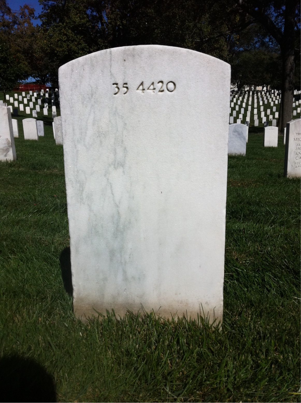 Back of headstone — Robert Alsfelt