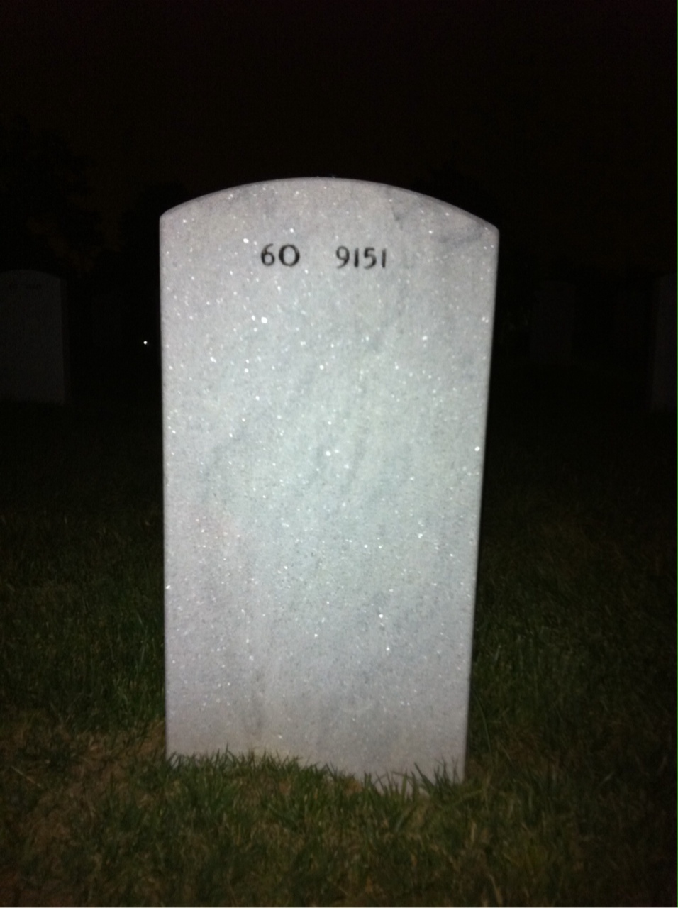 Back of headstone — Scott William Brunkhorst