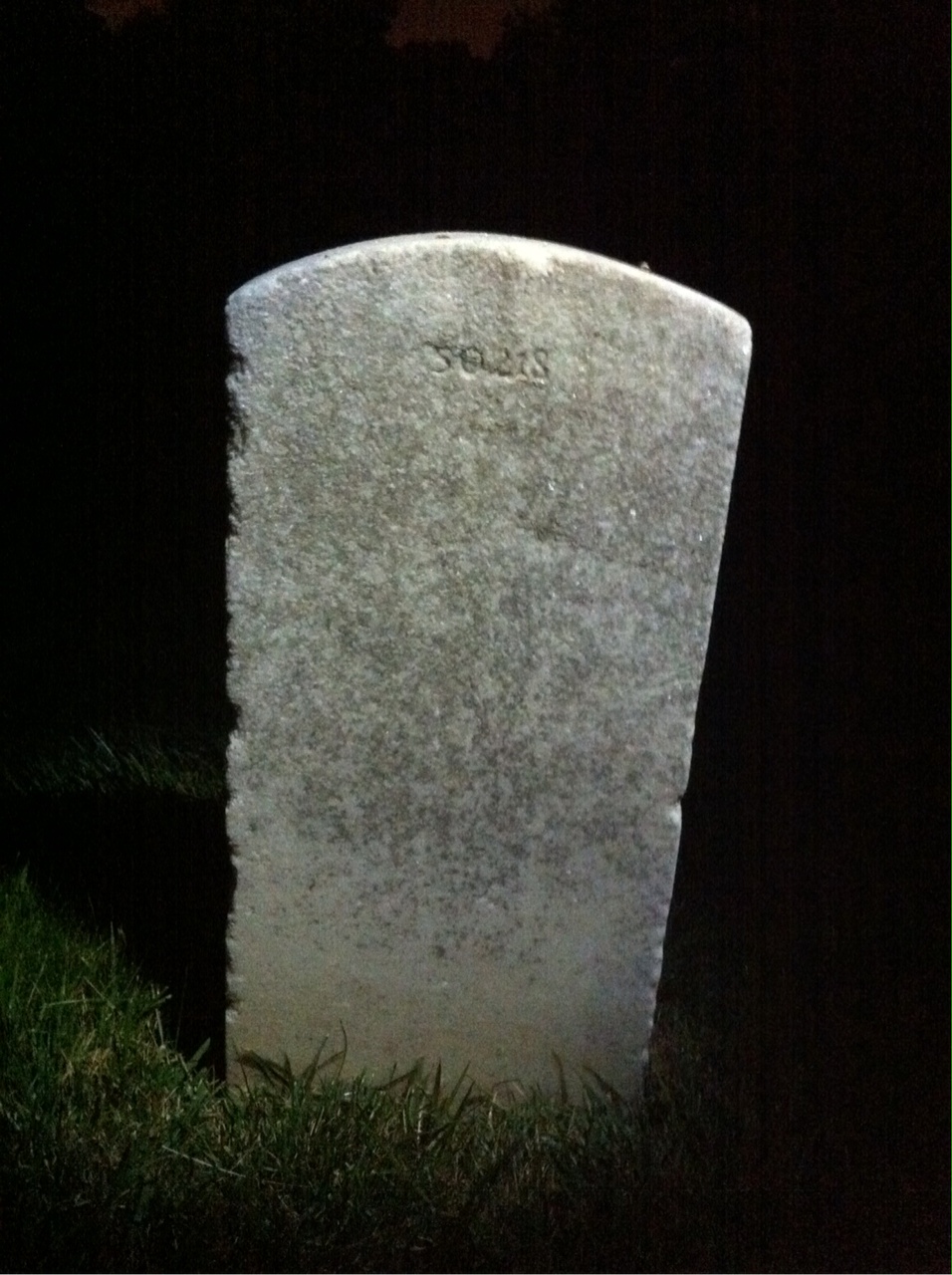 Back of headstone — Sylvester Melski