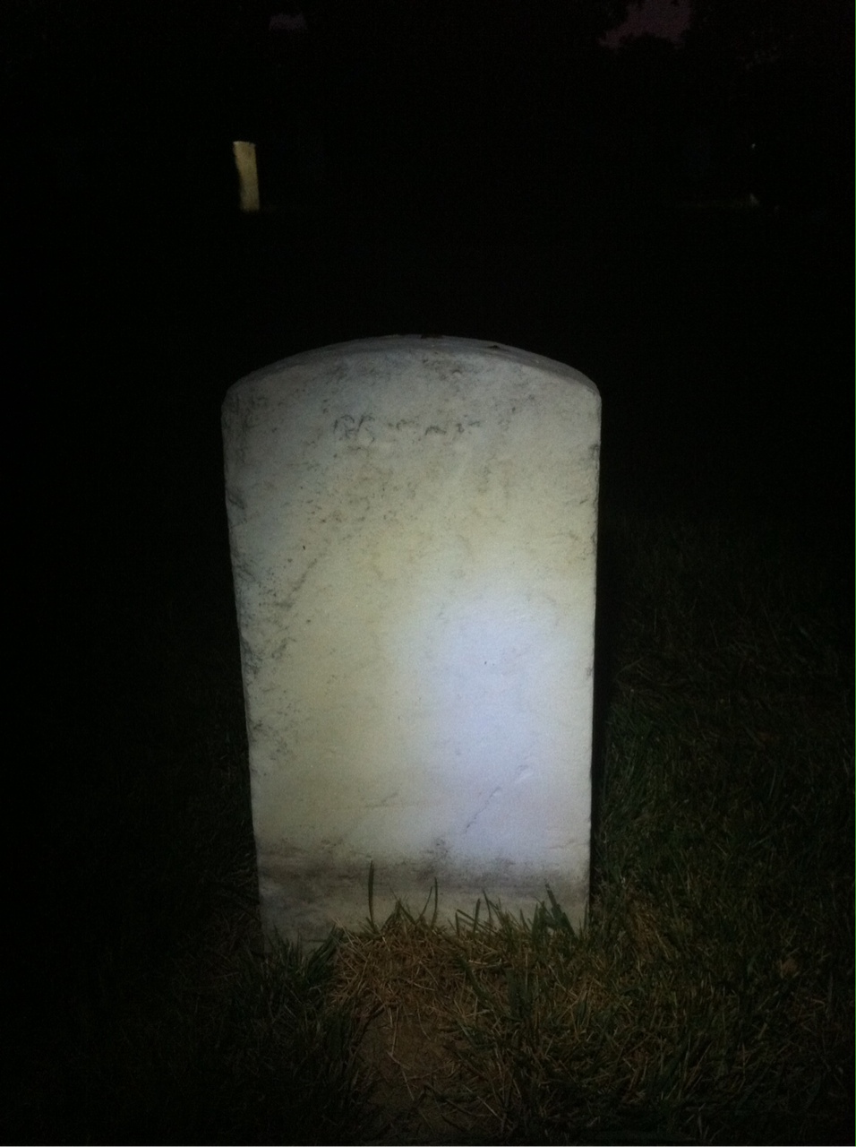 Back of headstone — Robert Munn