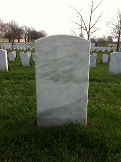 Back of headstone — Joy Conover