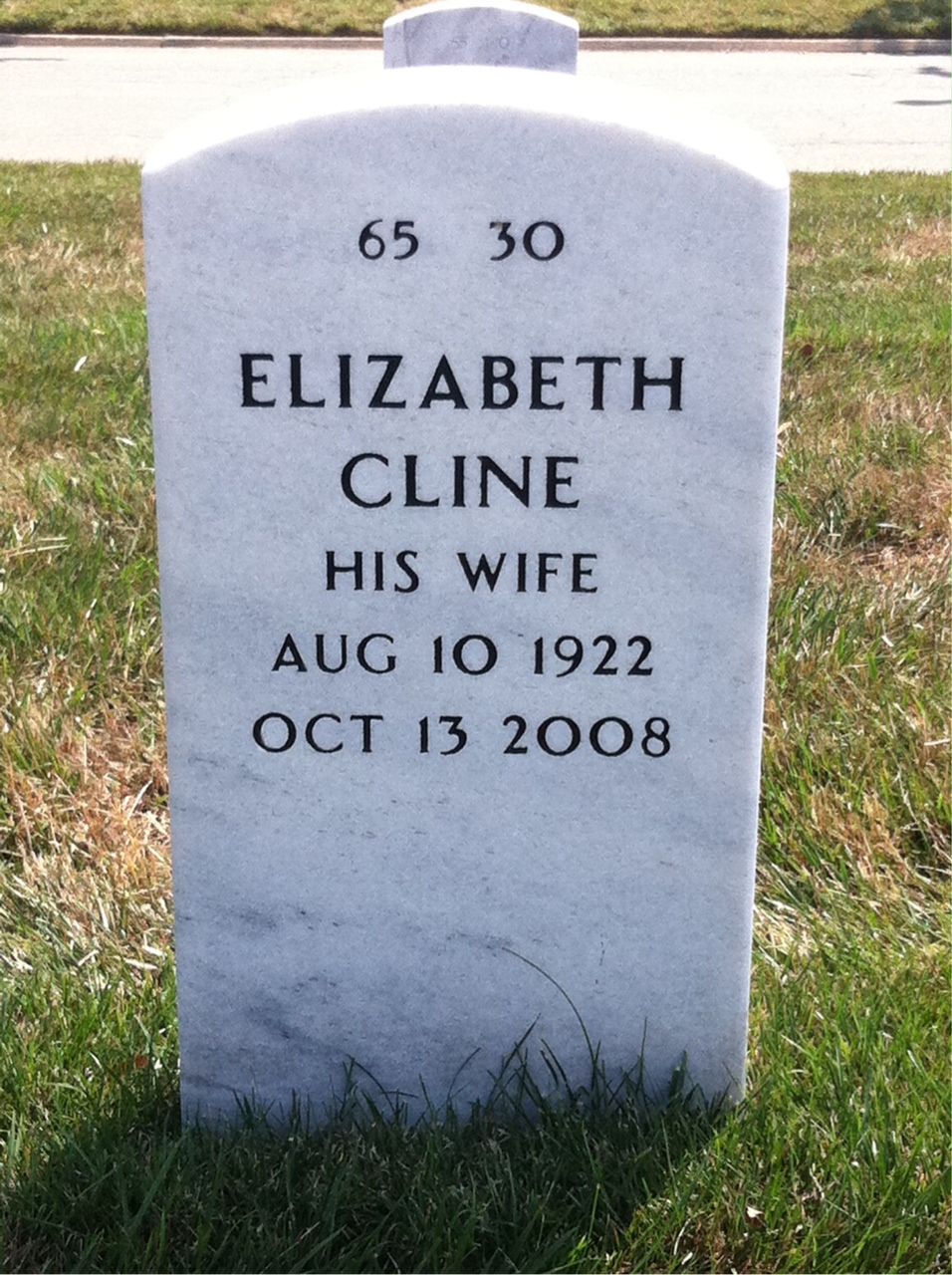 Back of headstone — John Nagley