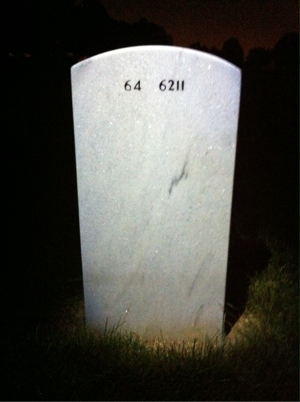Back of headstone — Joseph Ariano