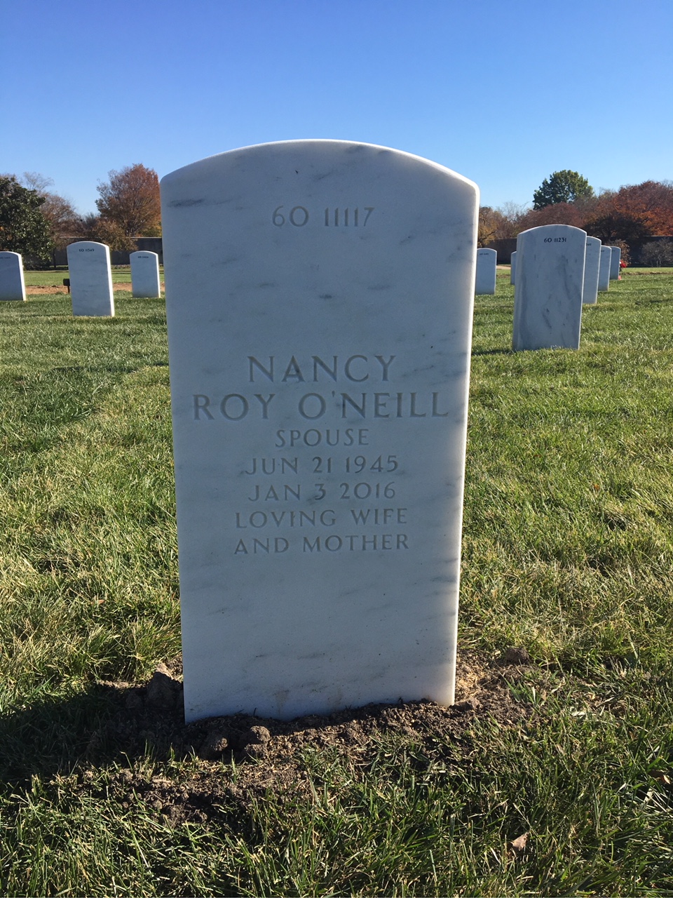 Back of headstone — James Murphy