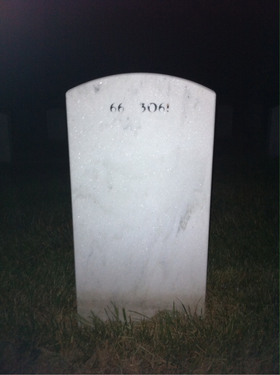 Back of headstone — Kenneth Shirk