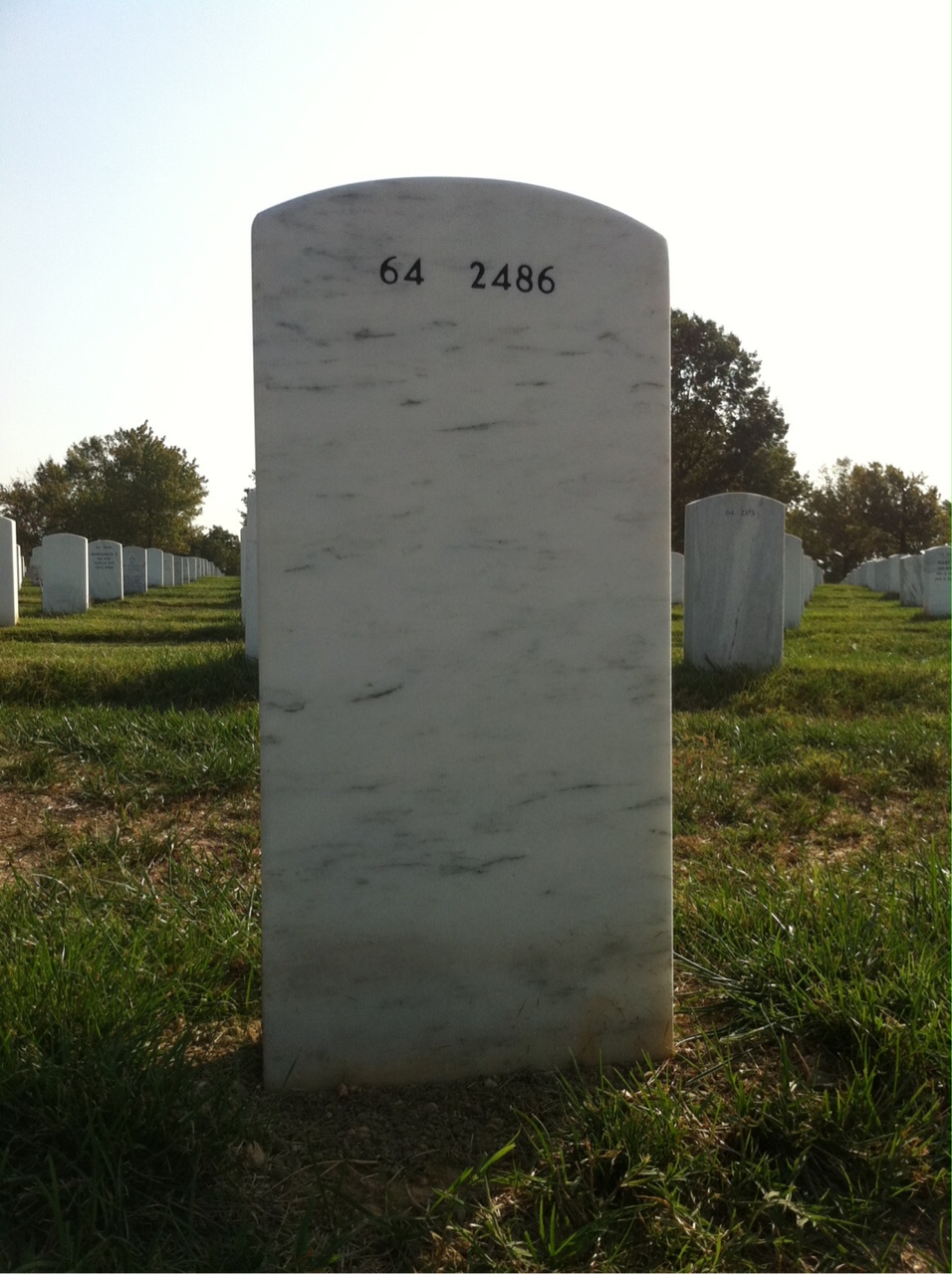 Back of headstone — Michael Hudanick