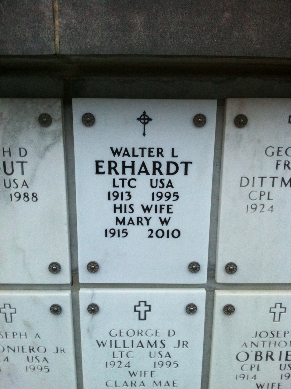 Walter L Erhardt