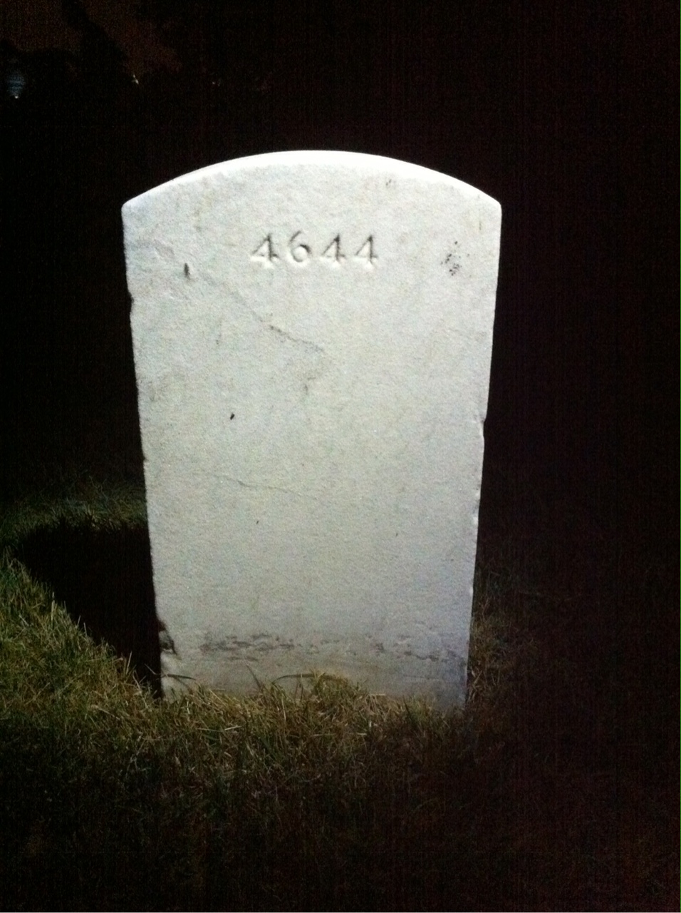 Back of headstone — Cloyd Smith