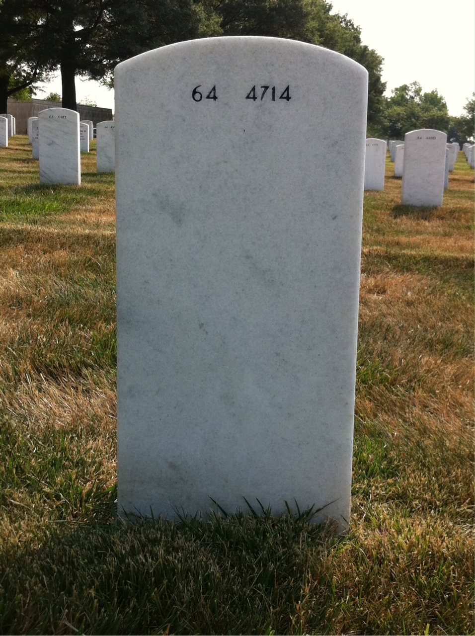 Back of headstone — A Gordon Moore