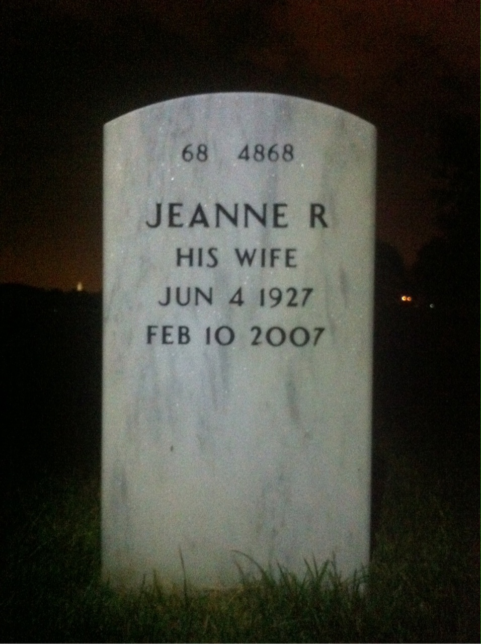Back of headstone — Truman Griswold