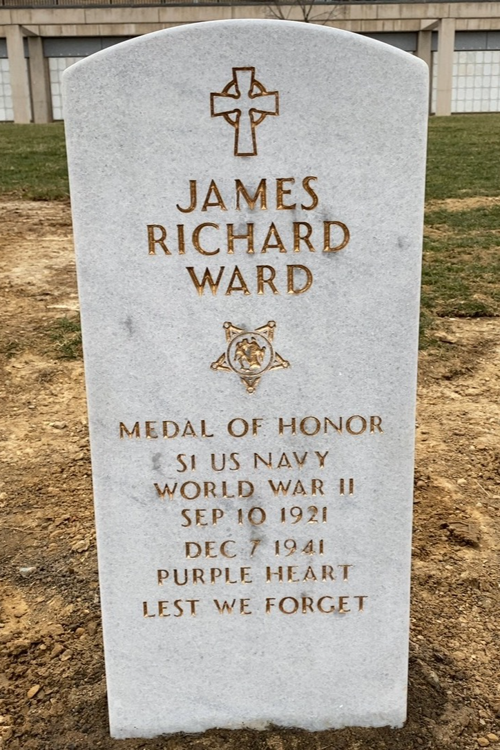 Headstone of James Richard Ward