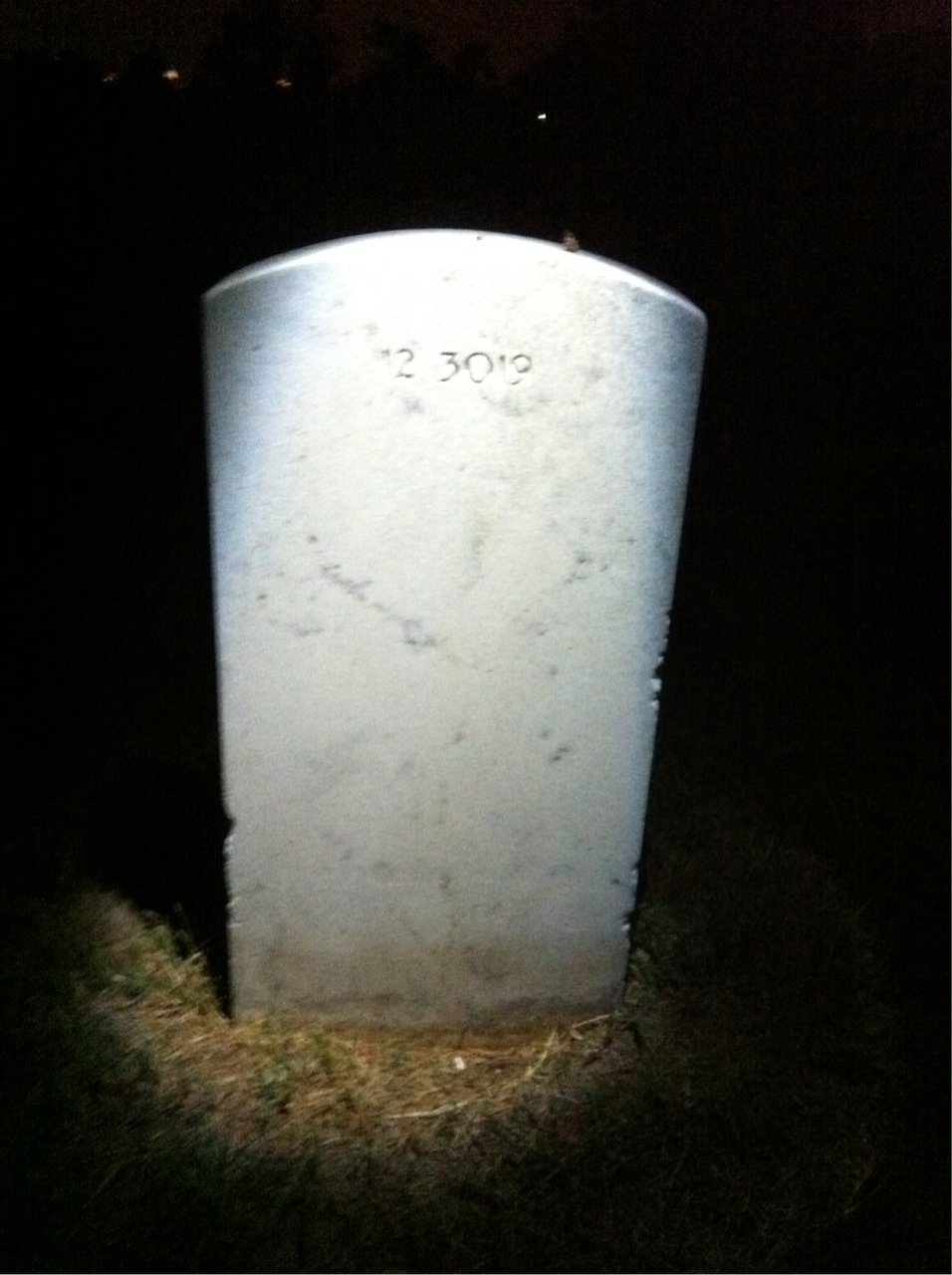 Back of headstone — Margaret Cordani
