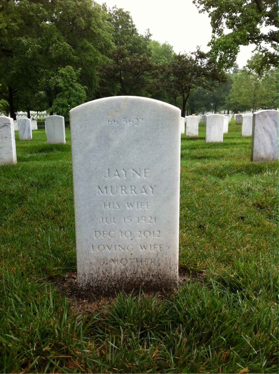 Back of headstone — Thomas Monahan