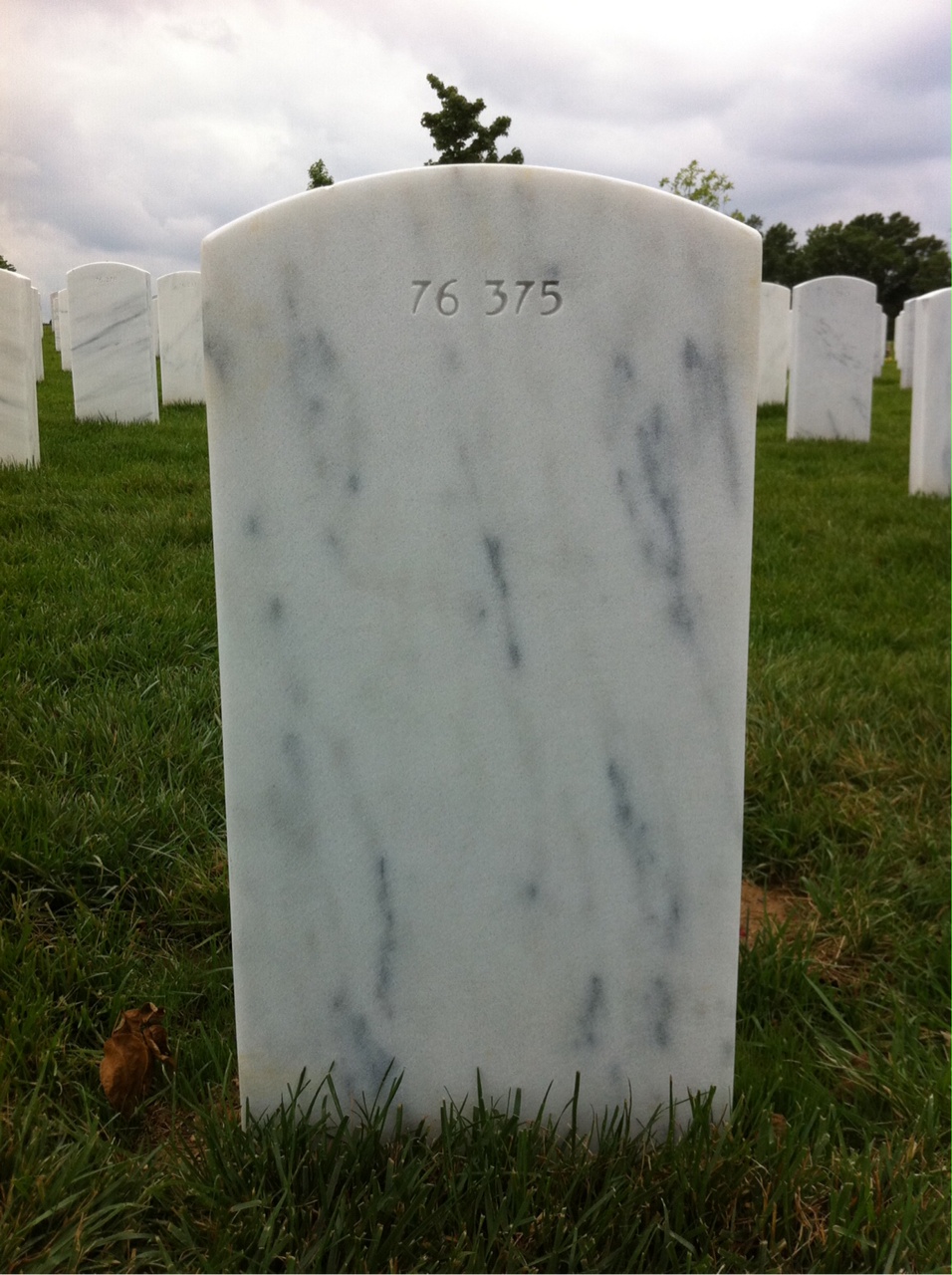Back of headstone — Richard Bryan Hardy