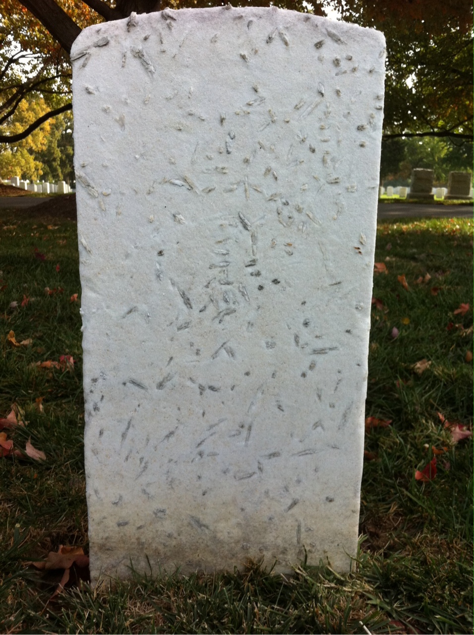 Back of headstone — Philip Murname