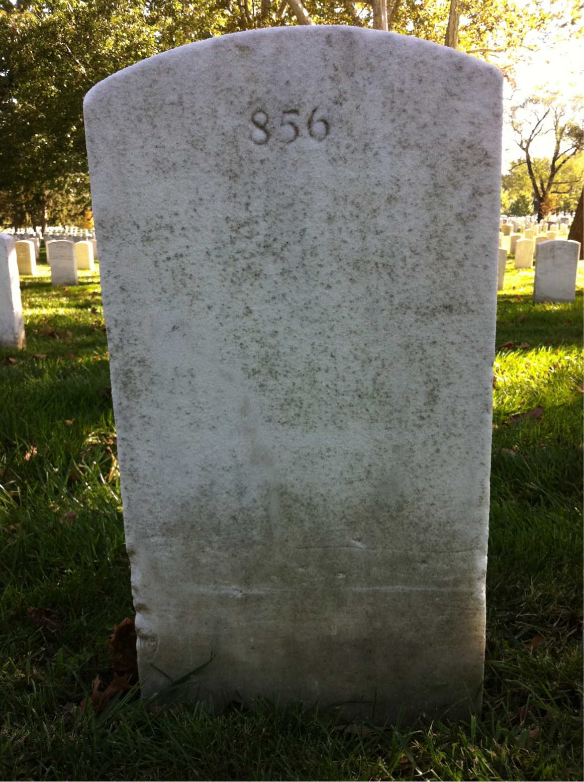 Back of headstone — Mabel Boul