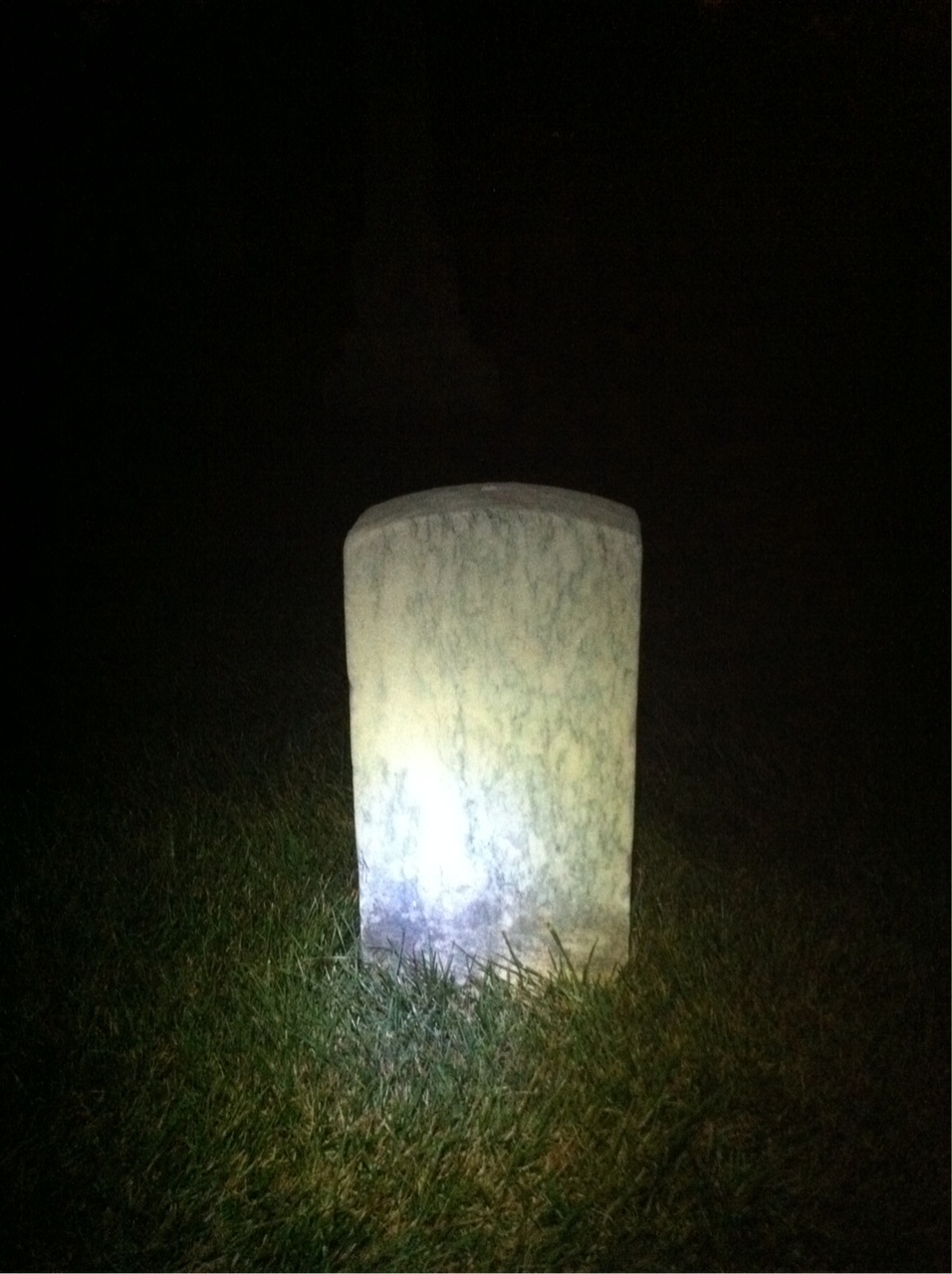 Back of headstone — Joseph Bailey
