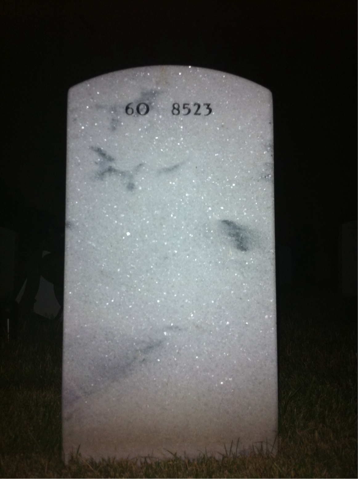 Back of headstone — William Jackson