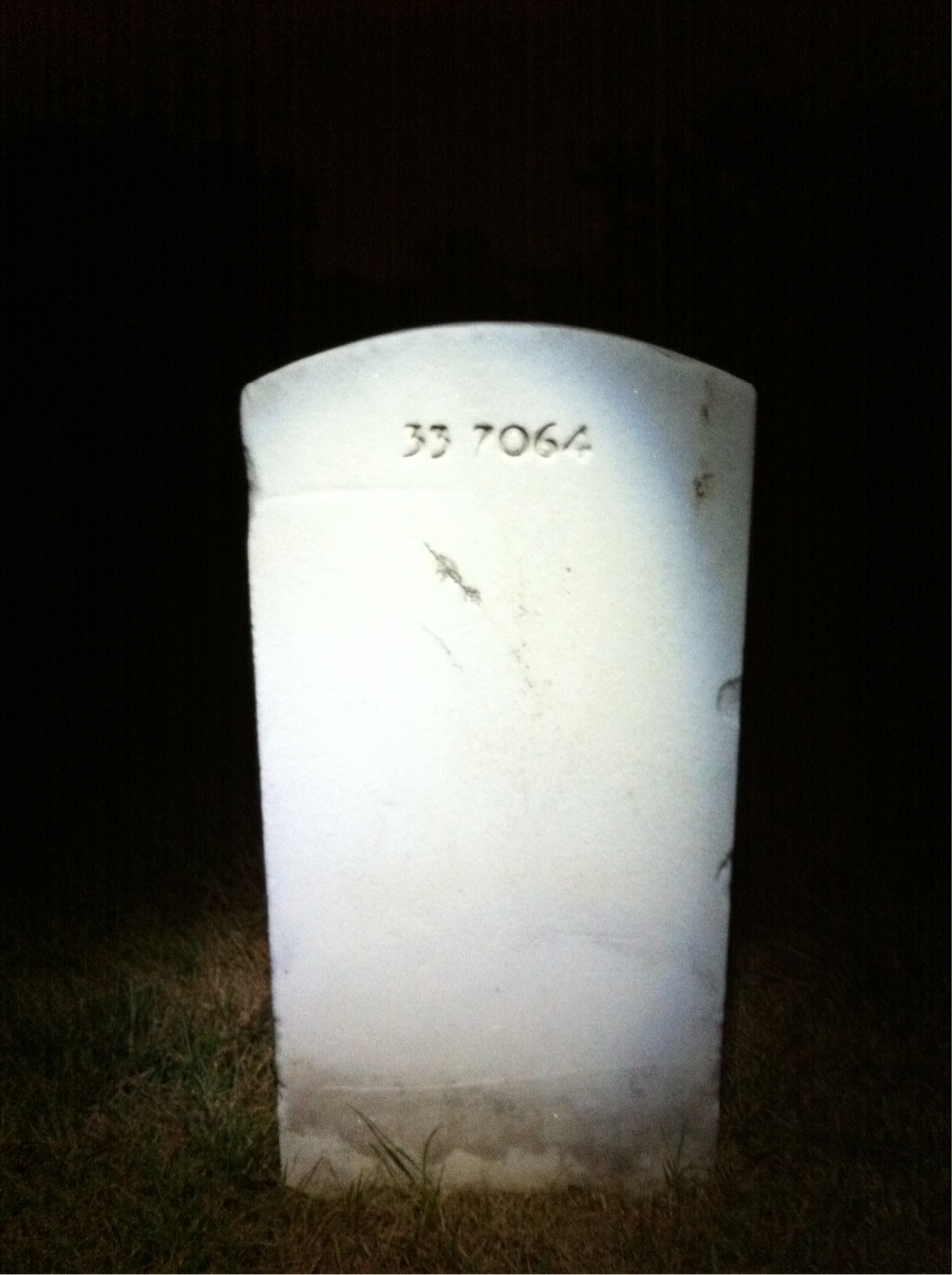Back of headstone — Josephine Murphy