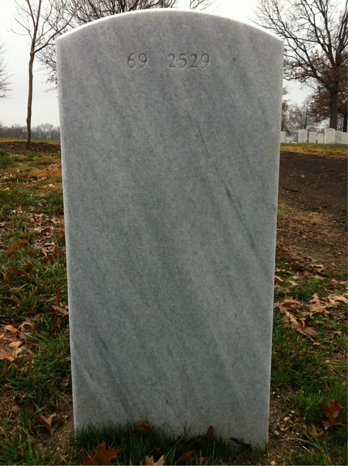 Back of headstone — Phillip Wiser
