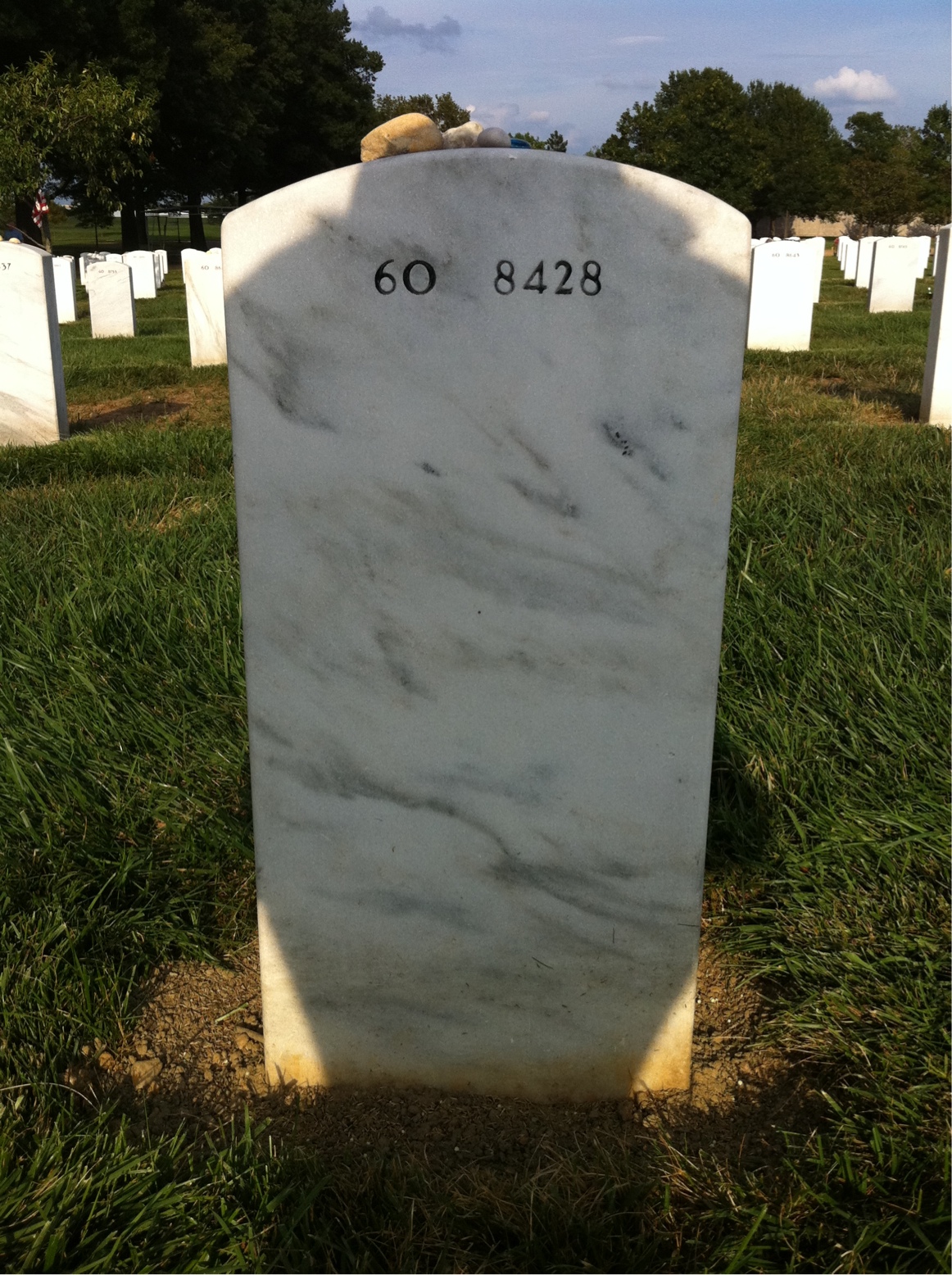Back of headstone — Scott Dyer