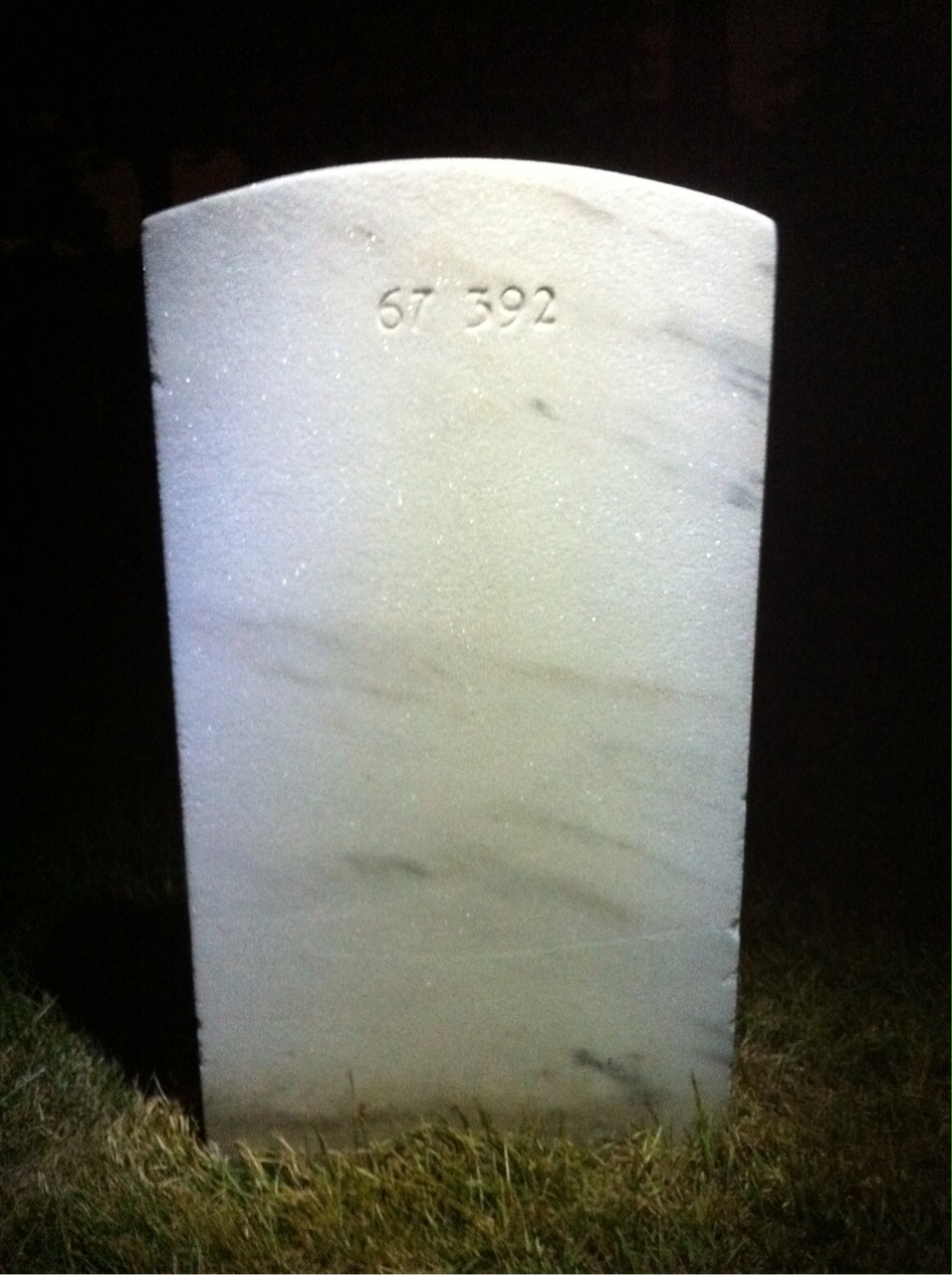 Back of headstone — Henry N Hogeveen